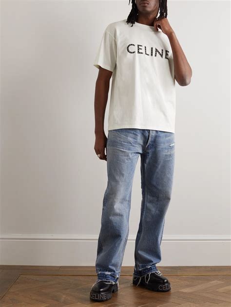 celine t-shirt uomo|Celine t shirt dupe.